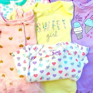 Sweet girl baby bundle of 5